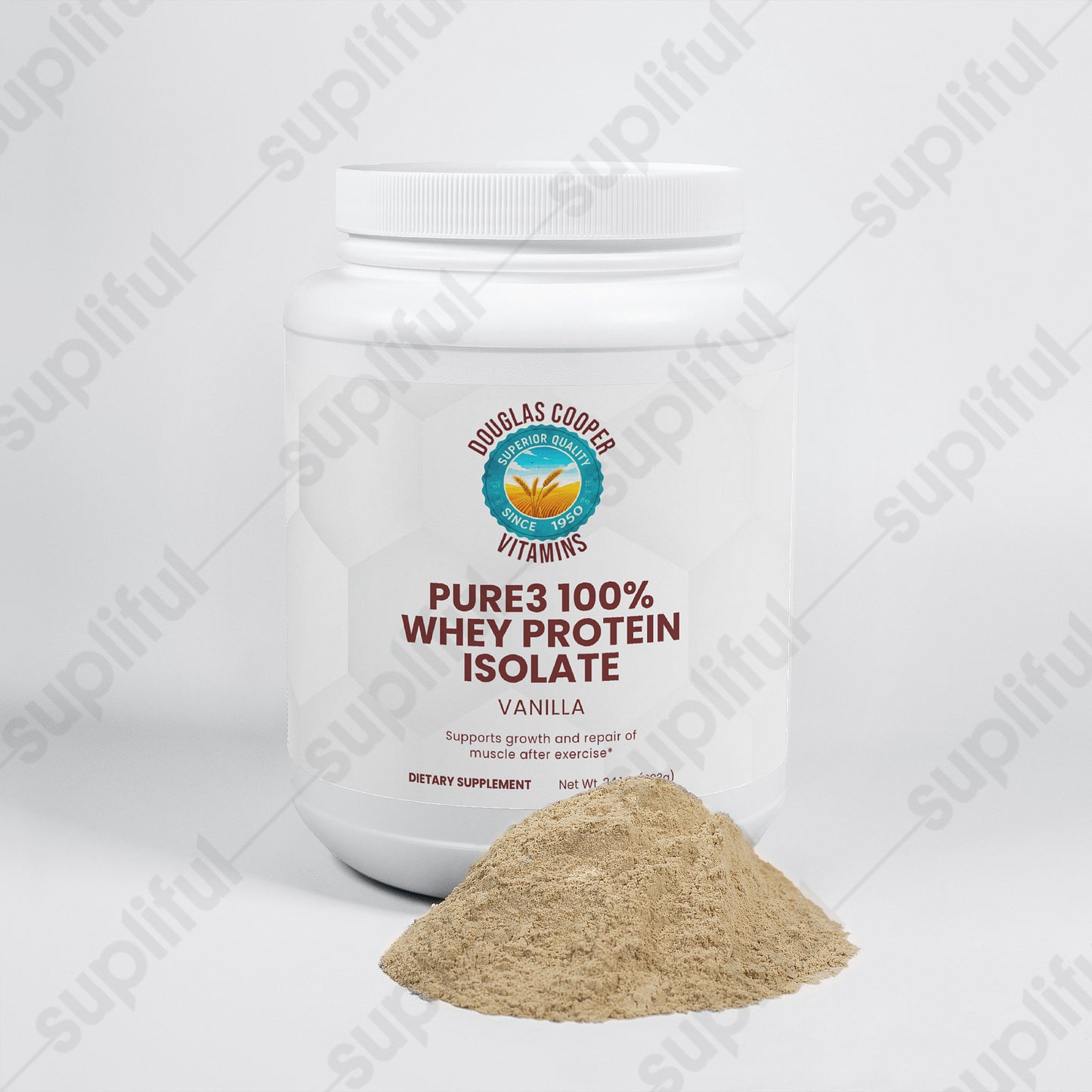 Pure3 100% Whey Protein Isolate (Vanilla)