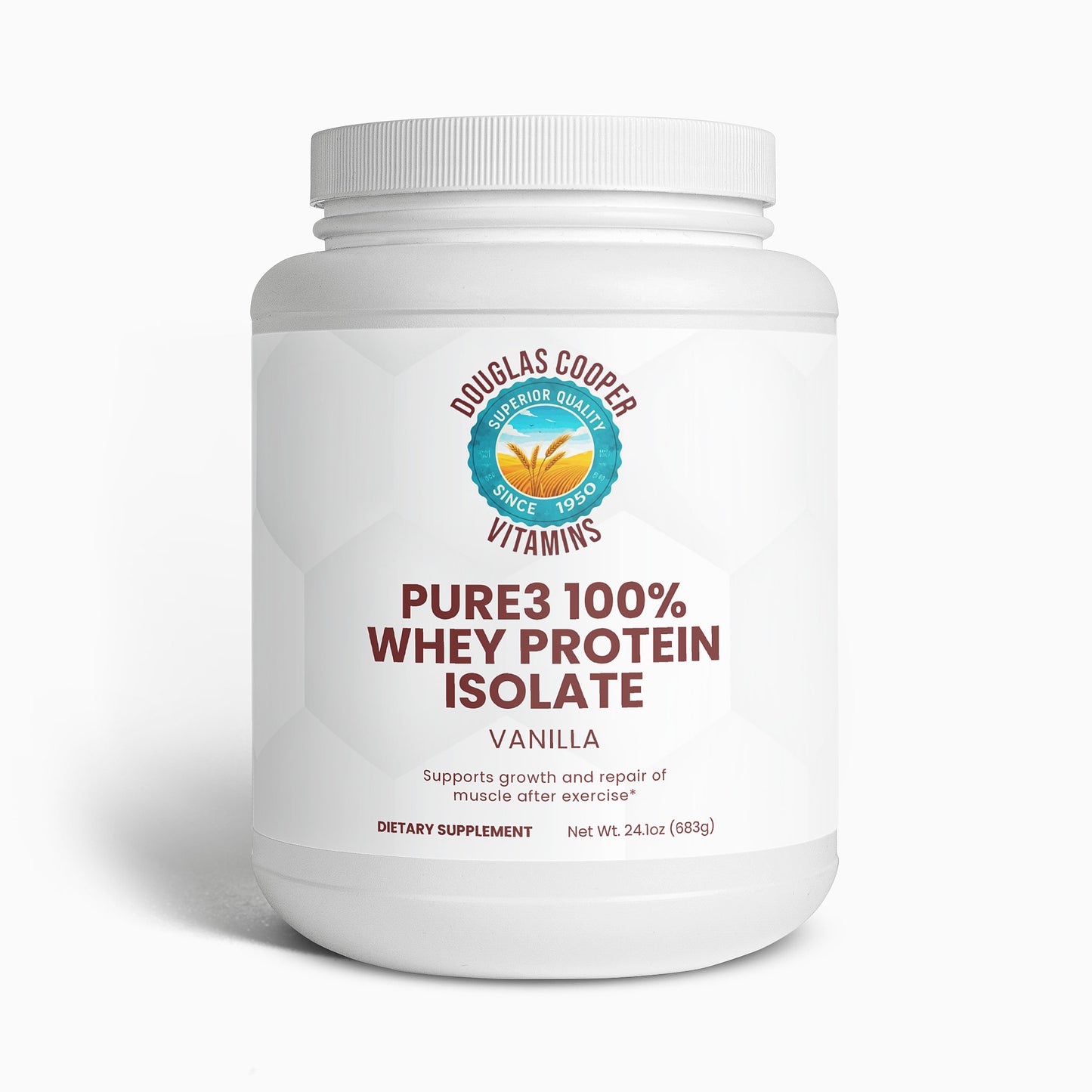 Pure3 100% Whey Protein Isolate (Vanilla)